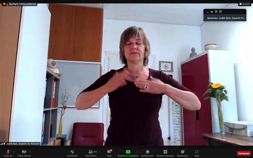 Pausenprogramm:
Sehfrische mit Judith Bolz